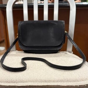 Coach Black Leather Crossbody Bag